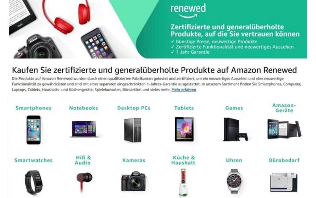 Generalüberholte Produkte auf Amazon Renewed Bild 1 von 2