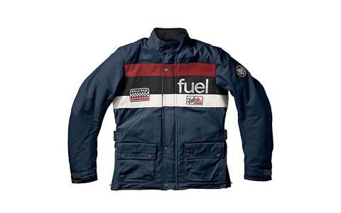 Fuel Bespoke Motorradjacke Rally Raid Blue