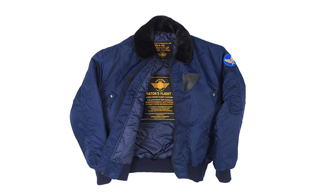 Noble House B-15 Nylon US Bomber Jacke 