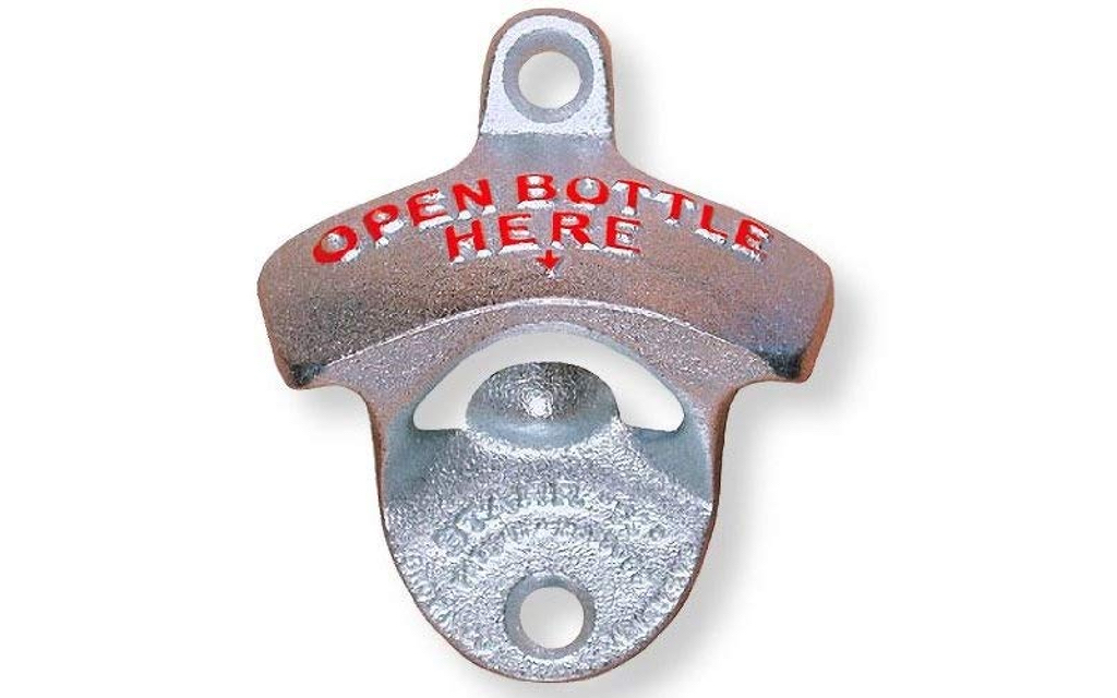 Original STARR-X | Wandflaschenöffner "OPEN BOTTLE HERE" 