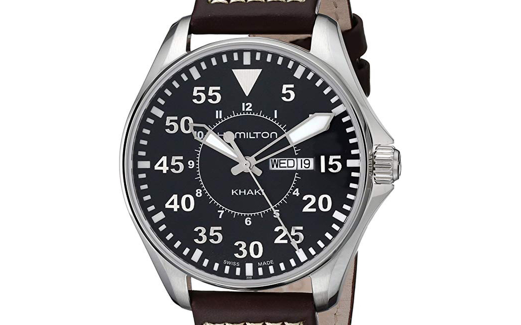 HAMILTON | KHAKI AVIATION PILOT DAY DATE 