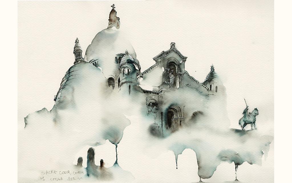 Paintings & ART Print | Watercolor Cityscapes Image 7 from 16