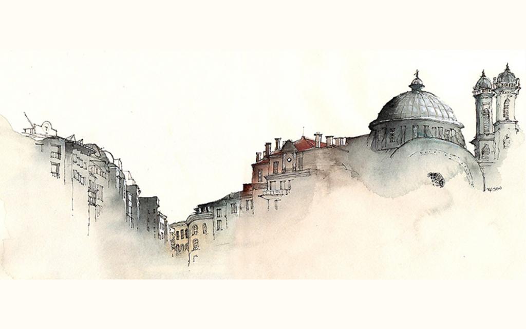 Paintings & ART Print | Watercolor Cityscapes Bild 10 von 16