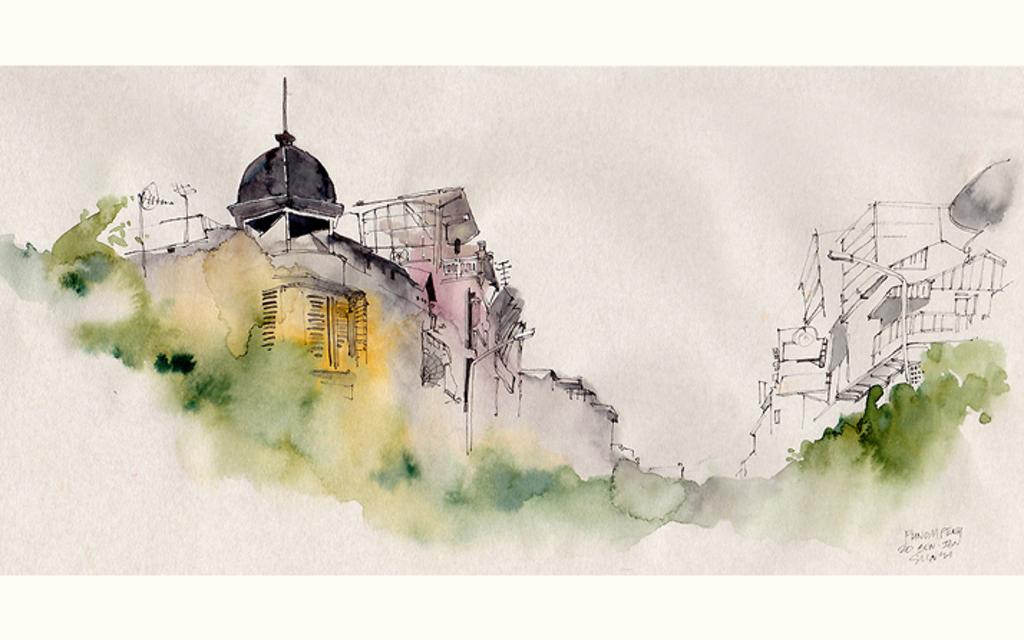 Paintings & ART Print | Watercolor Cityscapes Bild 12 von 16