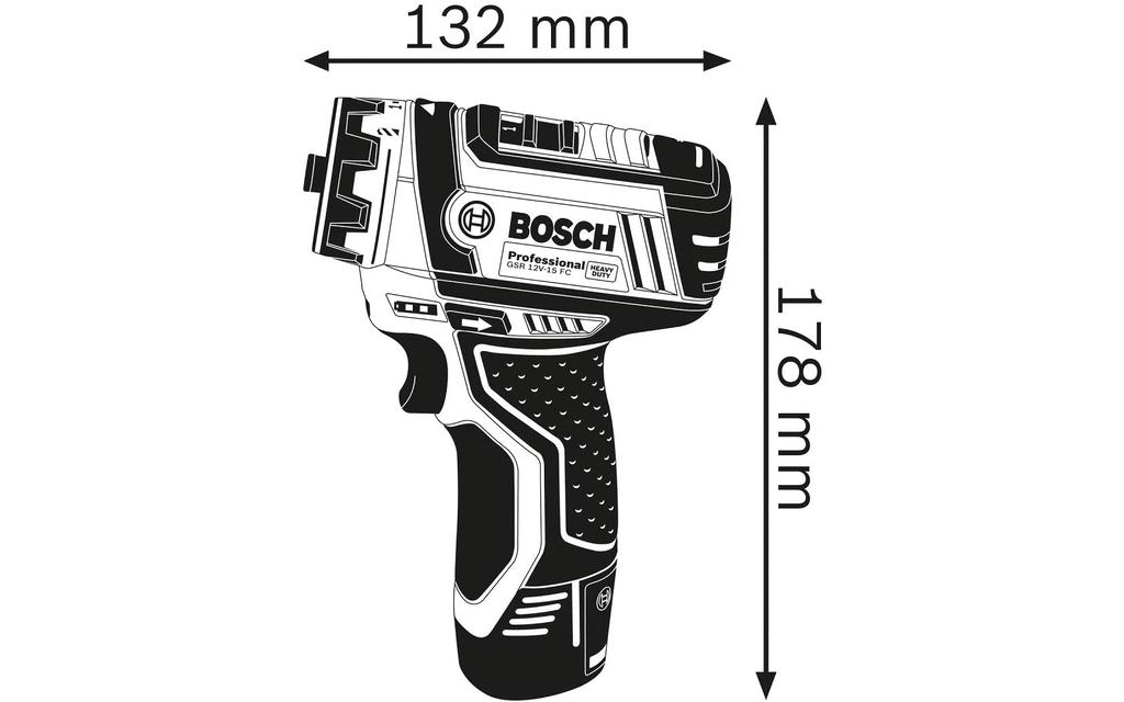 Bosch Professional | 12V System Akku Bohrschrauber GSR 12V-15 FC  Bild 7 von 7