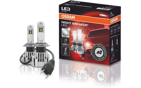 OSRAM | NIGHT BREAKER H7-LED; bis zu 220 % mehr Helligkeit