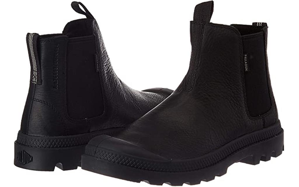 palladium pampa leather chelsea boots