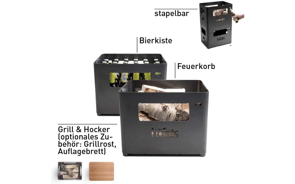 höfats | BEER BOX Feuerkorb  Bild 2 von 6