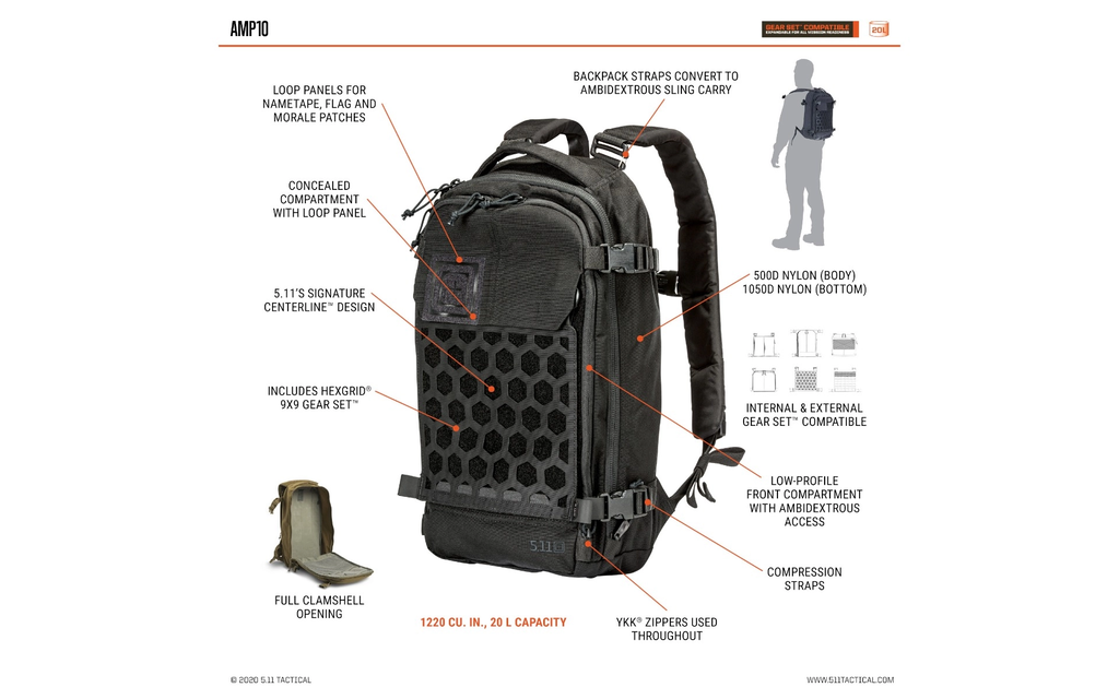 5.11 Tactical Series | AMP10 Rucksack  Image 1 from 5