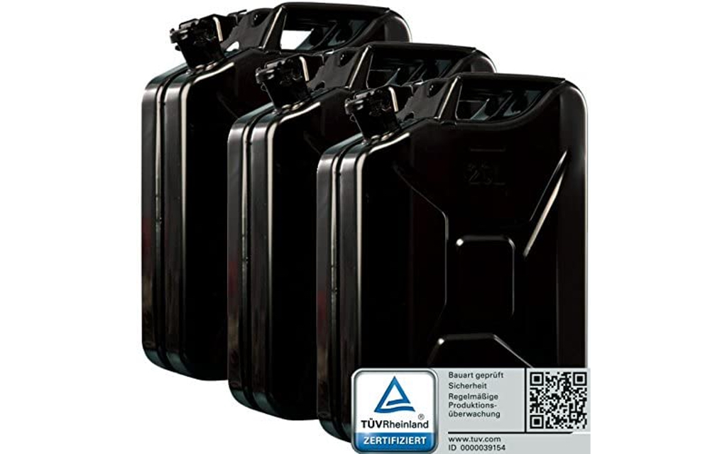 Oxid7 | 3x Kraftstoffkanister Stahl 20 Liter