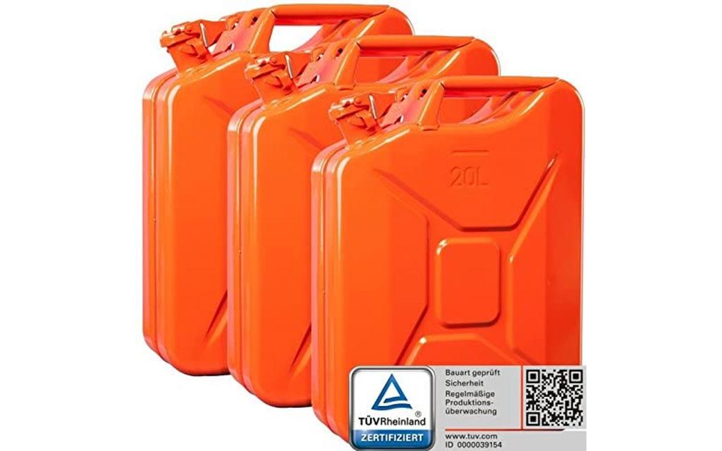 Oxid7 | 3x Kraftstoffkanister Stahl 20 Liter Bild 2 von 6