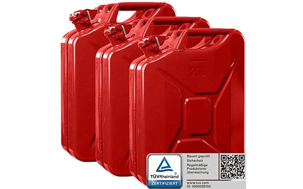 Oxid7 | 3x Kraftstoffkanister Stahl 20 Liter Bild 4 von 6