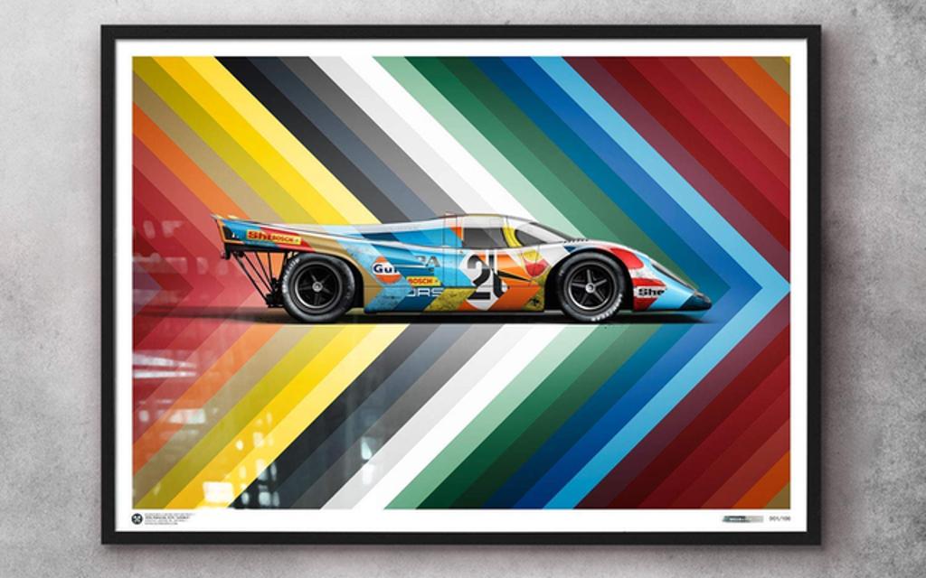 Kultkolben Poster - 1970 PORSCHE 917K Limited Edition  Bild 3 von 5