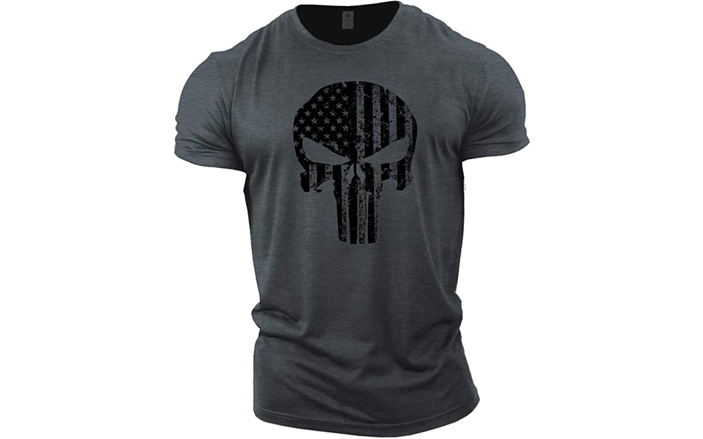 Gymtier | T-Shirt USA Skull 