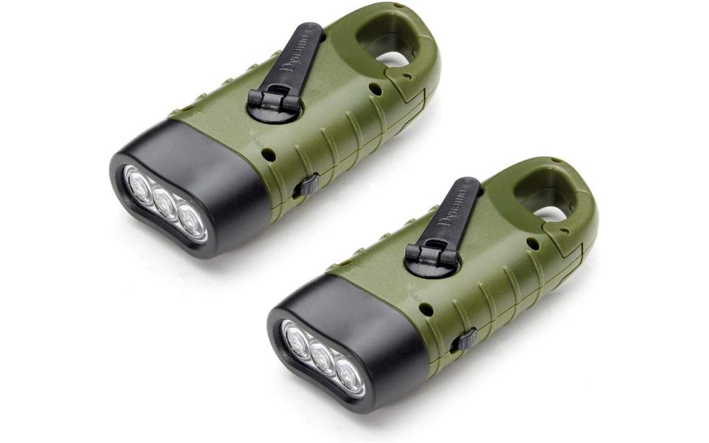 VADIV | Handkurbel Solar Survival Flashlight Bild 5 von 15