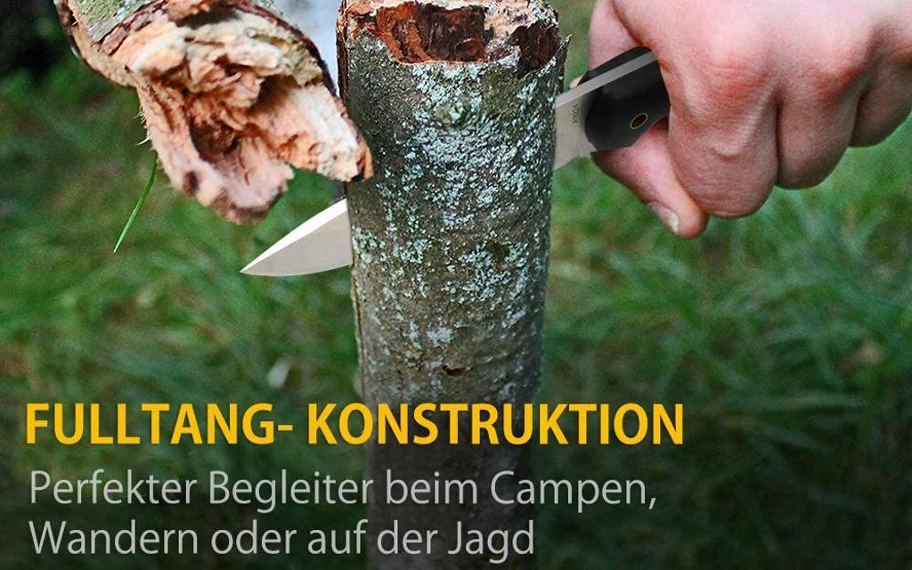 NEDFOS |  Outdoor Jagdmesser Bushcraft Fulltang Image 5 from 8