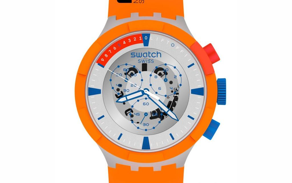 SWATCH | Big Bold Ceramic CHRONO LAUNCH Special Edition NASA