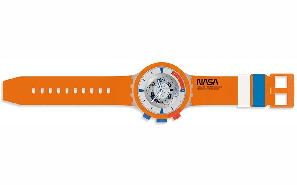 SWATCH | Big Bold Ceramic CHRONO LAUNCH Special Edition NASA Image 2 from 6
