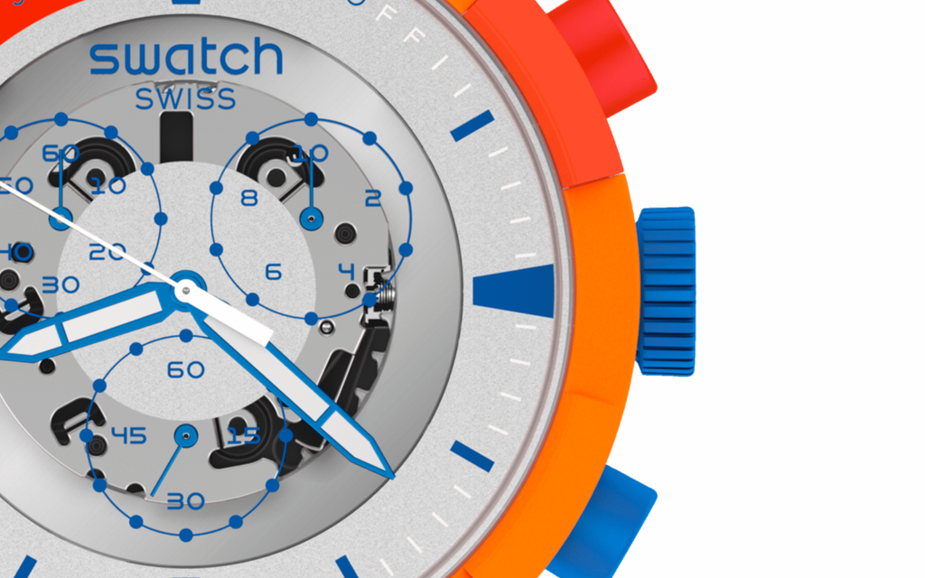 SWATCH | Big Bold Ceramic CHRONO LAUNCH Special Edition NASA Image 3 from 6