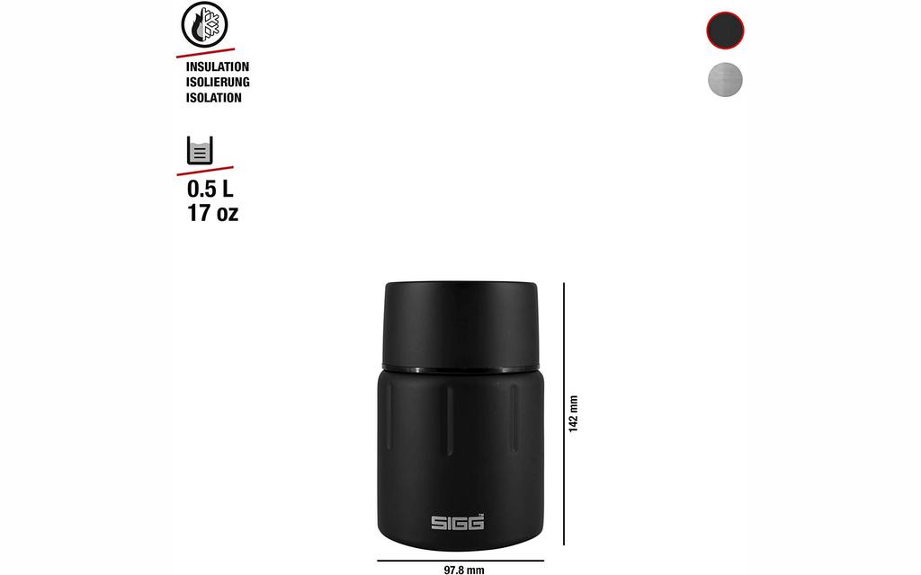 SIGG | Gemstone Thermo Food Jar 0.5 L - Edelstahl Image 4 from 4