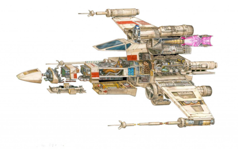 Querschnitt Artwork | Star Wars Vehicles and Scenes 