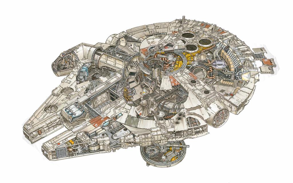 Querschnitt Artwork | Star Wars Vehicles and Scenes  Bild 8 von 25