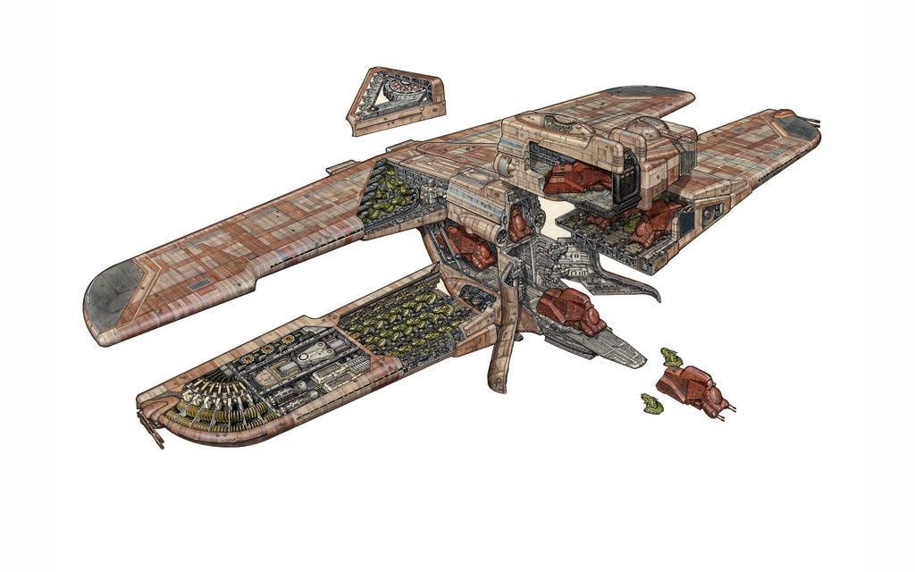 Querschnitt Artwork | Star Wars Vehicles and Scenes  Bild 13 von 25