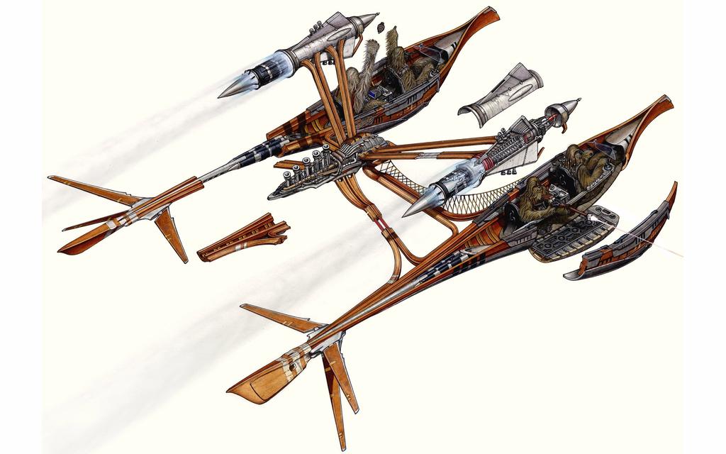 Querschnitt Artwork | Star Wars Vehicles and Scenes  Bild 16 von 25