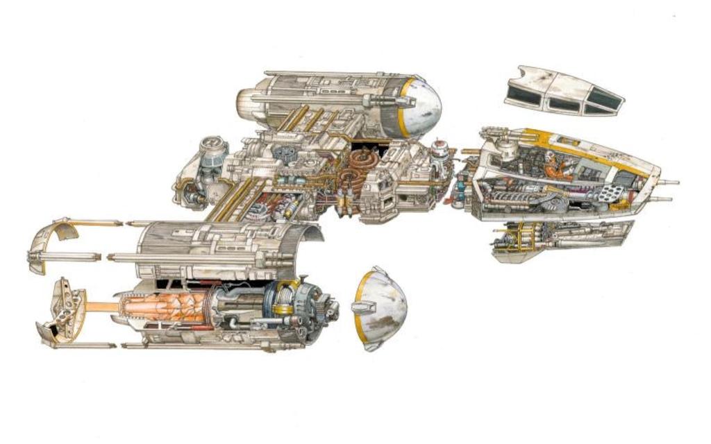 Querschnitt Artwork | Star Wars Vehicles and Scenes  Bild 23 von 25