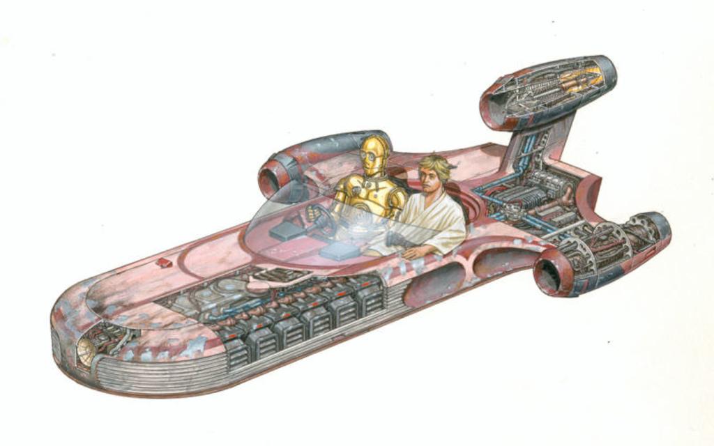 Querschnitt Artwork | Star Wars Vehicles and Scenes  Bild 21 von 25