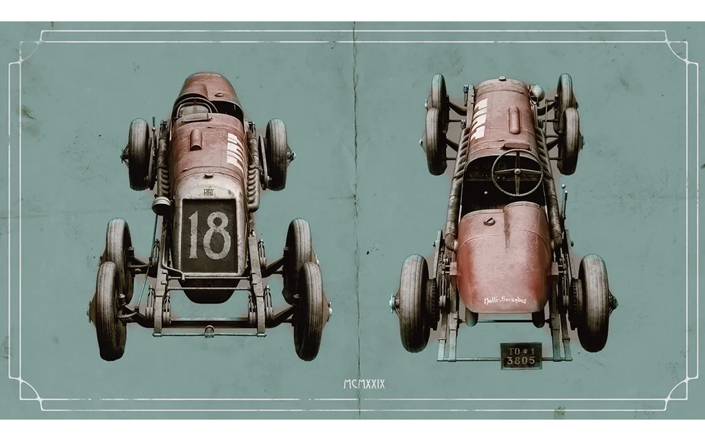 FIAT | LUCIFERO 1929 | Six Wheeler Rennwagen mit Flugzeugmotor  Bild 6 von 6