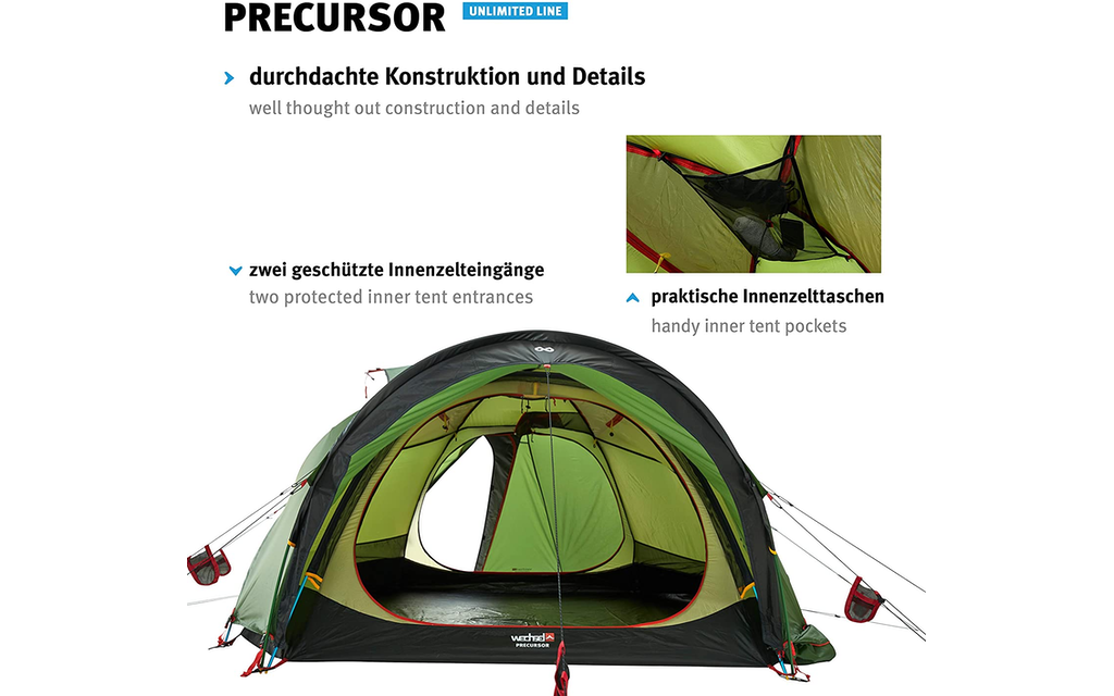 Wechsel Tents | Precursor 4 Personen Geodät | Unlimited Line | Winter Expeditions Zelt Image 1 from 14