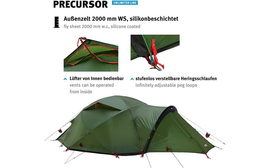 Wechsel Tents | Precursor 4 Personen Geodät | Unlimited Line | Winter Expeditions Zelt Bild 9 von 14