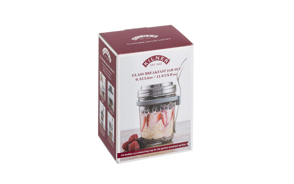 Kilner | To-Go Frühstücksglas Set 0,35 Liter  Bild 3 von 8