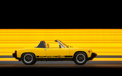 PORSCHE 914 2.0L | Sonnenblumengelb an Kunstleder 