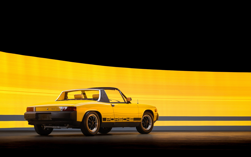 PORSCHE 914 2.0L | Sonnenblumengelb an Kunstleder  Bild 24 von 25