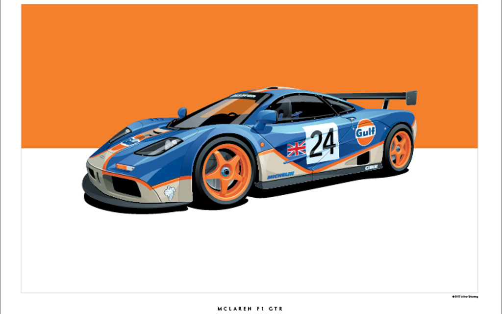 Historic Racing Cars | Kunst an der Wand  Bild 2 von 7