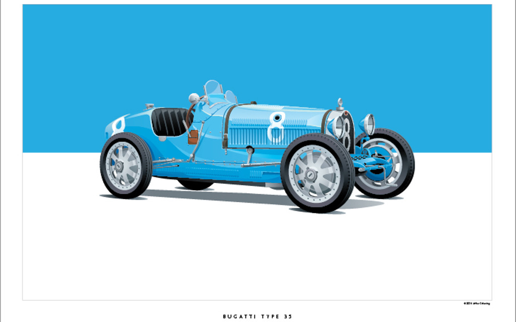 Historic Racing Cars | Kunst an der Wand  Bild 3 von 7