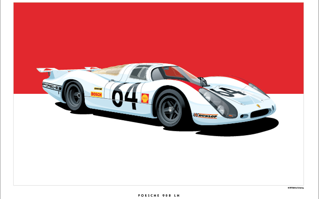 Historic Racing Cars | Kunst an der Wand  Bild 7 von 7