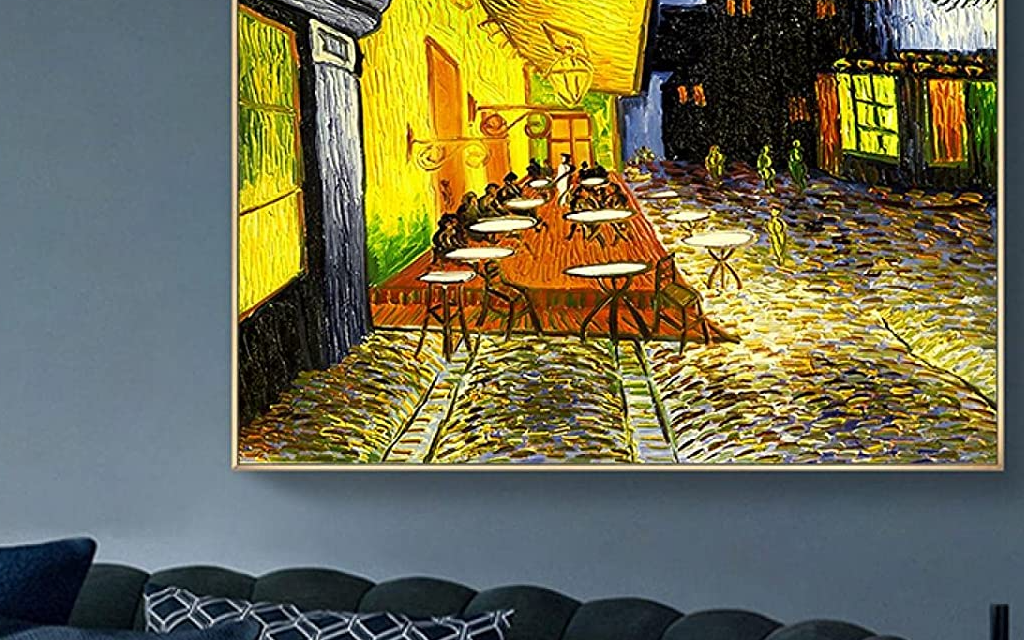 Fine Art HD Print | Caféterrasse am Abend - Gemälde von Vincent van Gogh  Bild 2 von 6