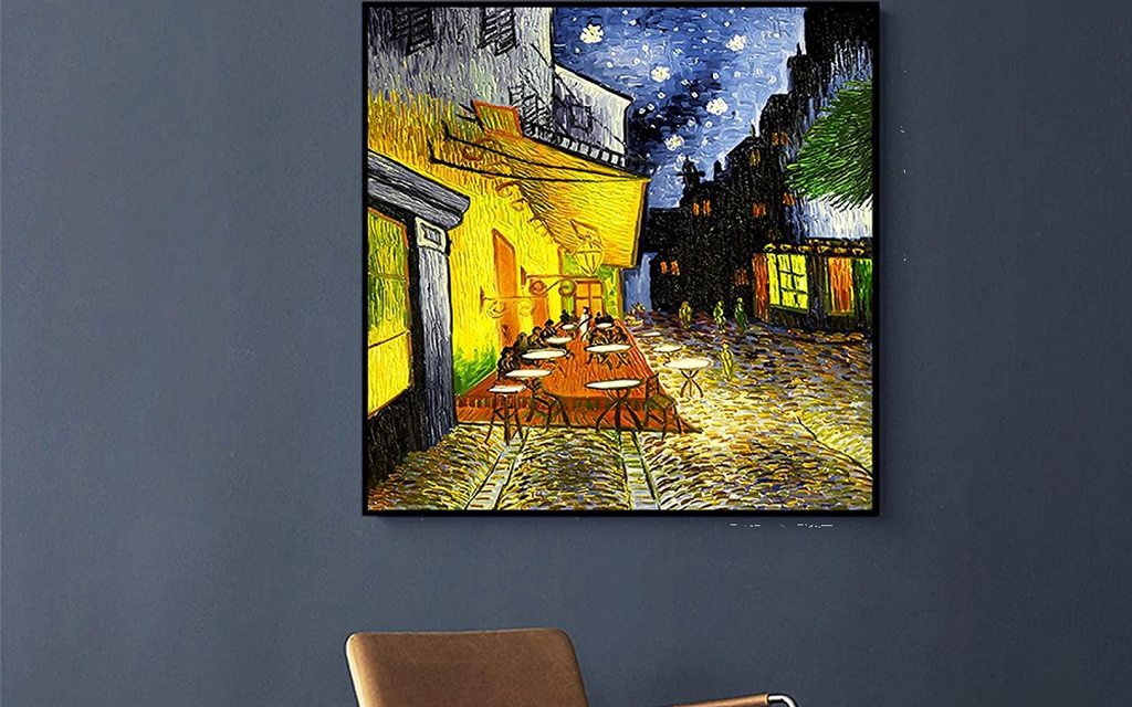Fine Art HD Print | Caféterrasse am Abend - Gemälde von Vincent van Gogh  Bild 4 von 6