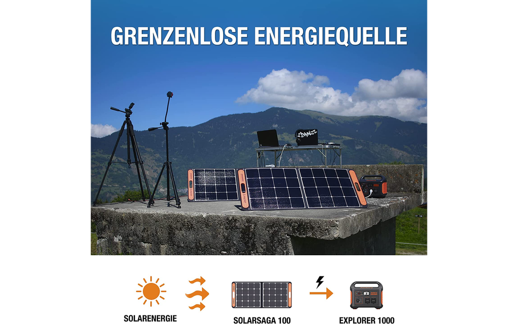JACKERY | Solar Generator Explorer 1000 + SolarSaga 100W Bild 4 von 6