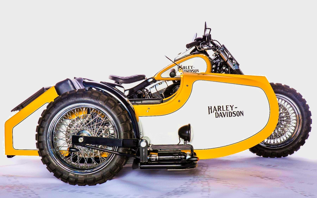 HARLEY DAVIDSON | VTR SIDECAR - Softail Fat Boy Special