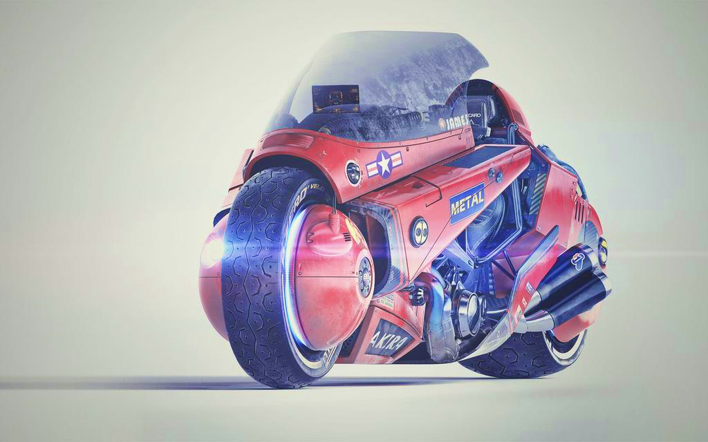 AKIRA CyberBike | Kaneda`s Street Rocket in Neo Tokyo Bild 3 von 5