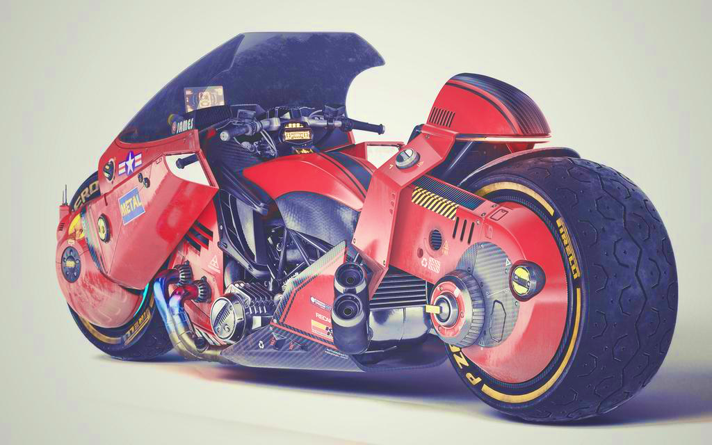 AKIRA CyberBike | Kaneda`s Street Rocket in Neo Tokyo Bild 4 von 5