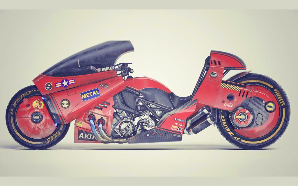 AKIRA CyberBike | Kaneda`s Street Rocket in Neo Tokyo Bild 5 von 5