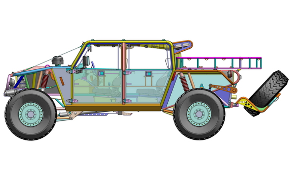 ZIBAR MK2 | 4X4 Mobilität Extrem - 700km Dünen, felsige Pfade & Sümpfe Bild 3 von 25