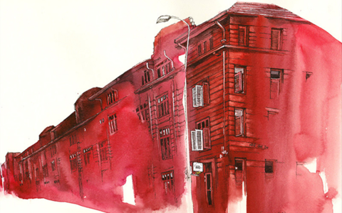 Paintings & ART Print | Watercolor Cityscapes
