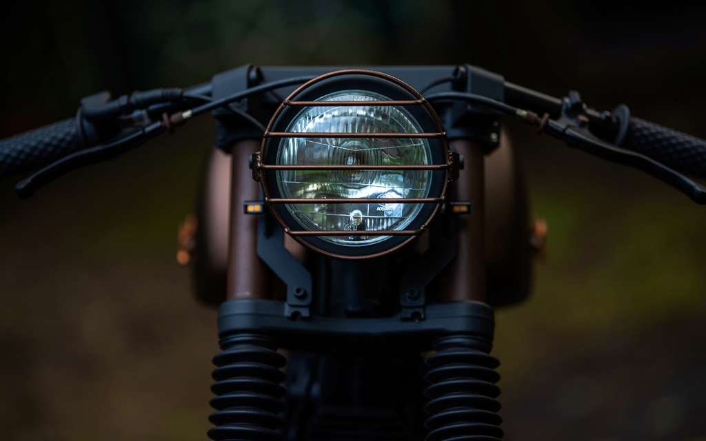 YAMAHA XV750 | INDUSTRIAL SCOUT V2 - Bead Blasted Bronze Image 9 from 11