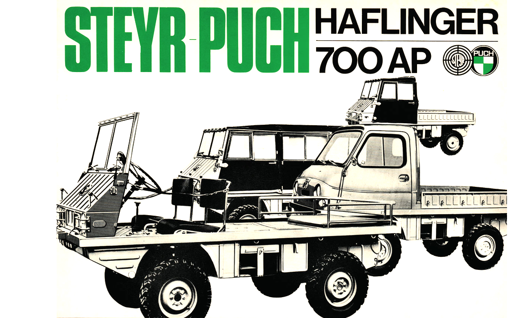 STEYR-PUCH HAFLINGER | Das 4x4 Hochgebirgs Nutztier - Trittfest mit Zugkraft Bild 1 von 17